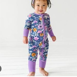 Little Sleepies Dusk Blooms Zippy